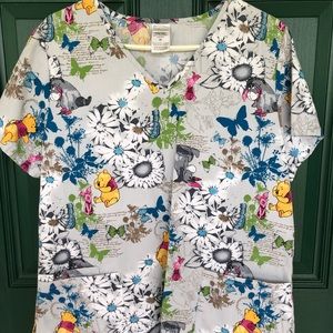 Winnie the Pooh Scrub Top